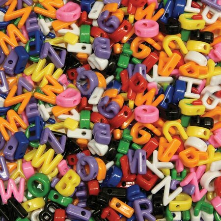 CREATIVITY STREET BEADS;ALPHABET;UPPER;288PC 3253